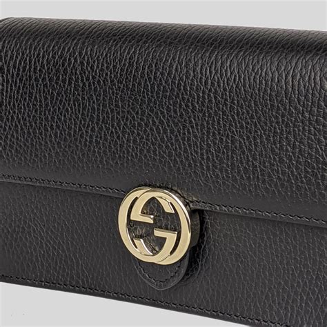 gucci outlet wallet on chain|gucci interlocking chain wallet.